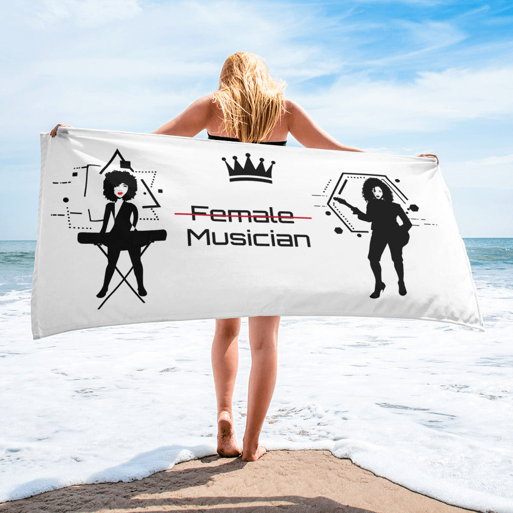Female Musician Towel