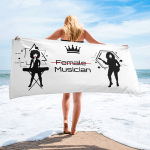Female Musician Towel