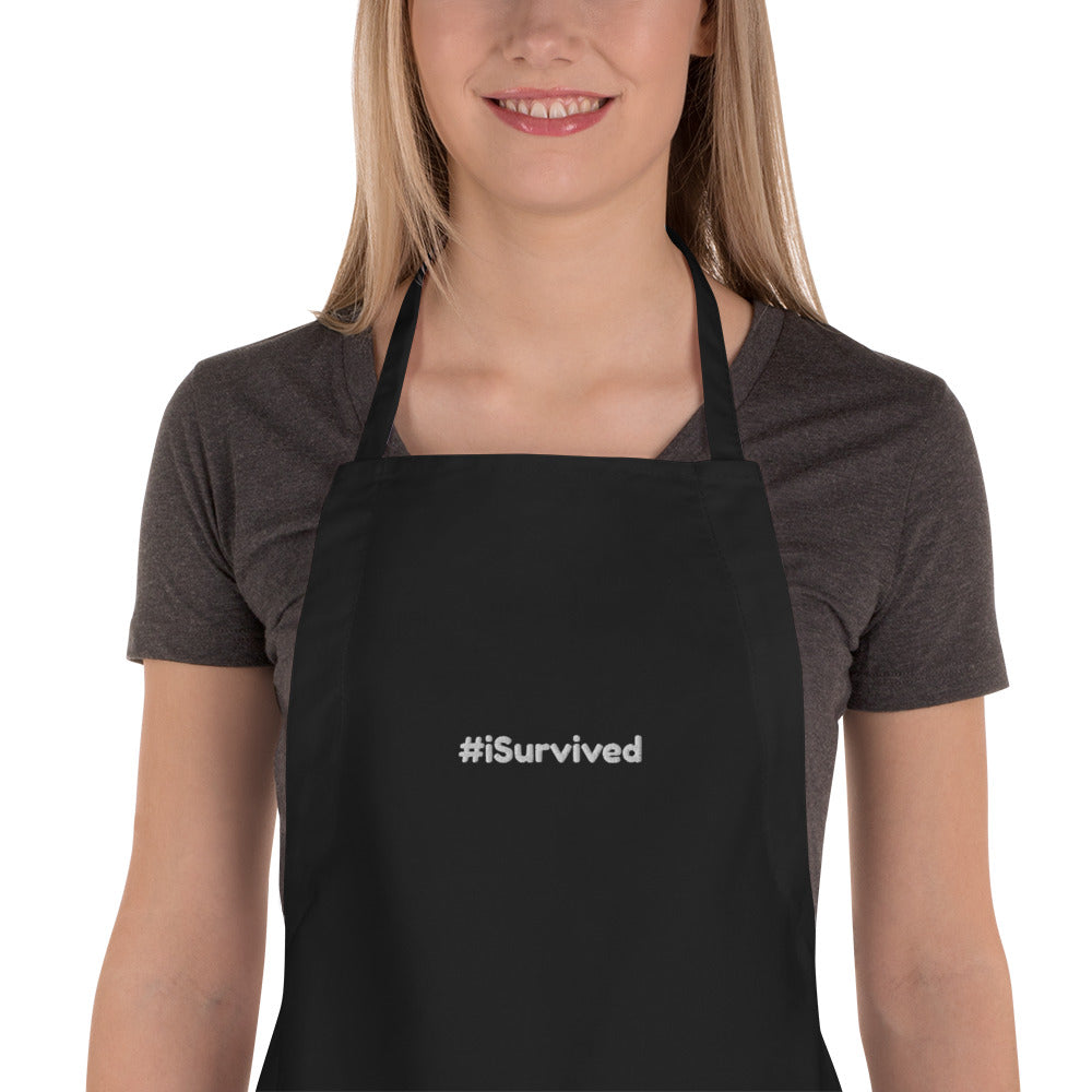 Survivor Embroidered Apron