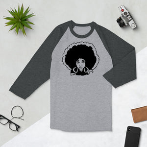 Queen X-Treem 3/4 sleeve raglan shirt