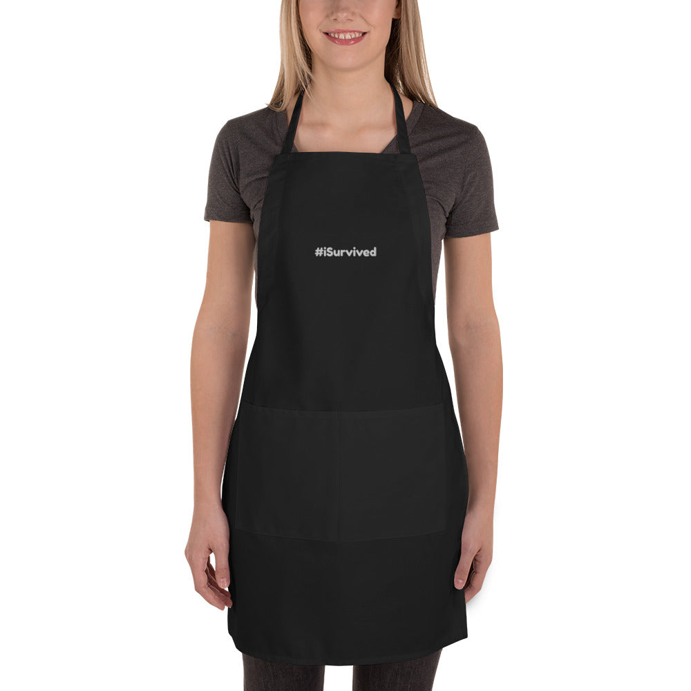 Survivor Embroidered Apron
