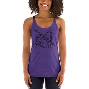 Summer Drummer Women's Racerback Tank