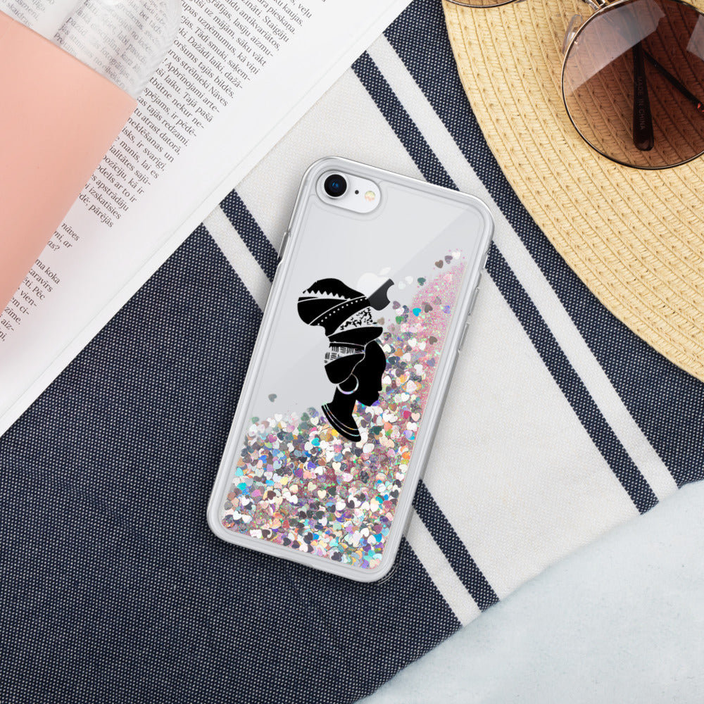 Queen Liquid Glitter Phone Case