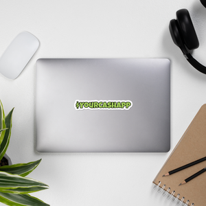 Customizable CashApp Bubble-free stickers