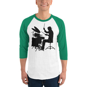 Drum Nerd 3/4 sleeve raglan shirt