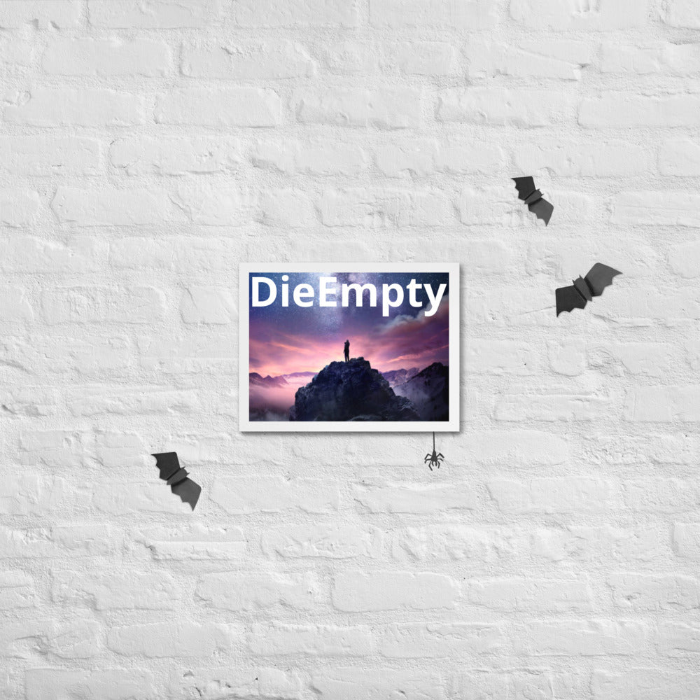 Die Empty Framed poster