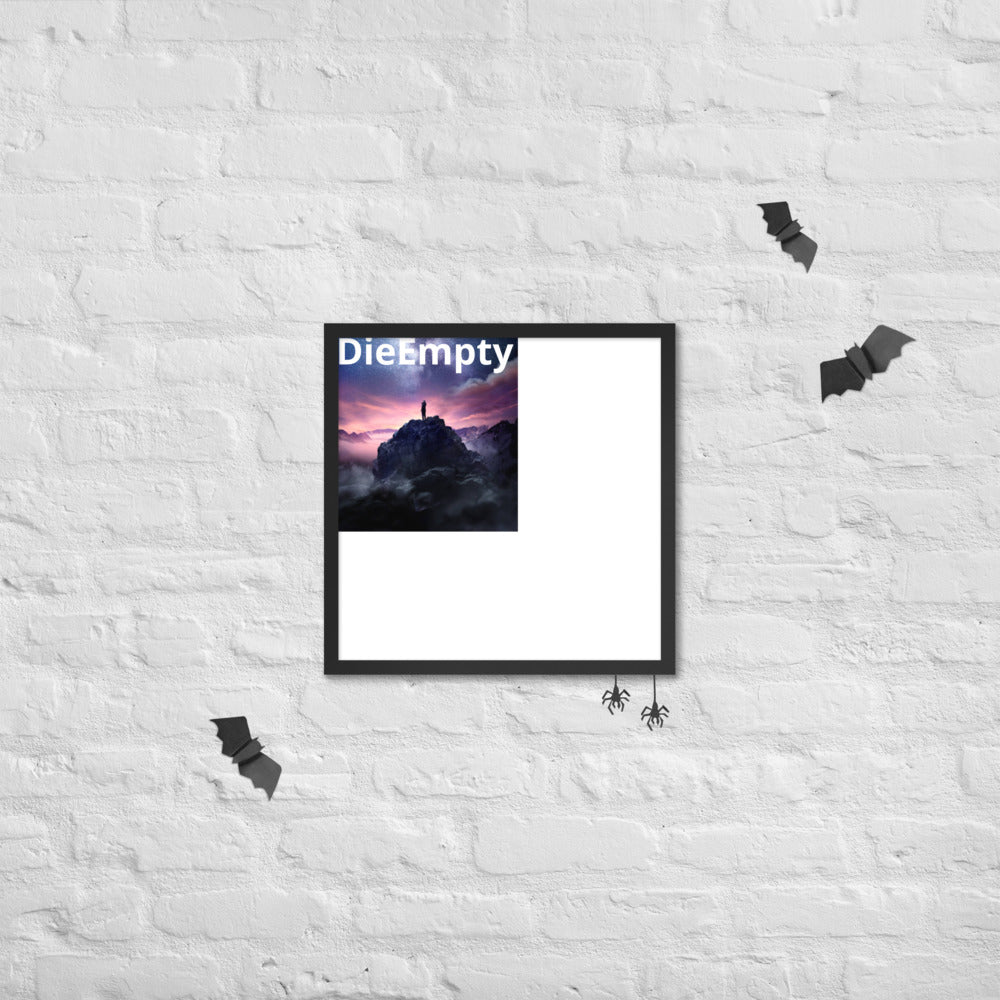 Die Empty Framed poster