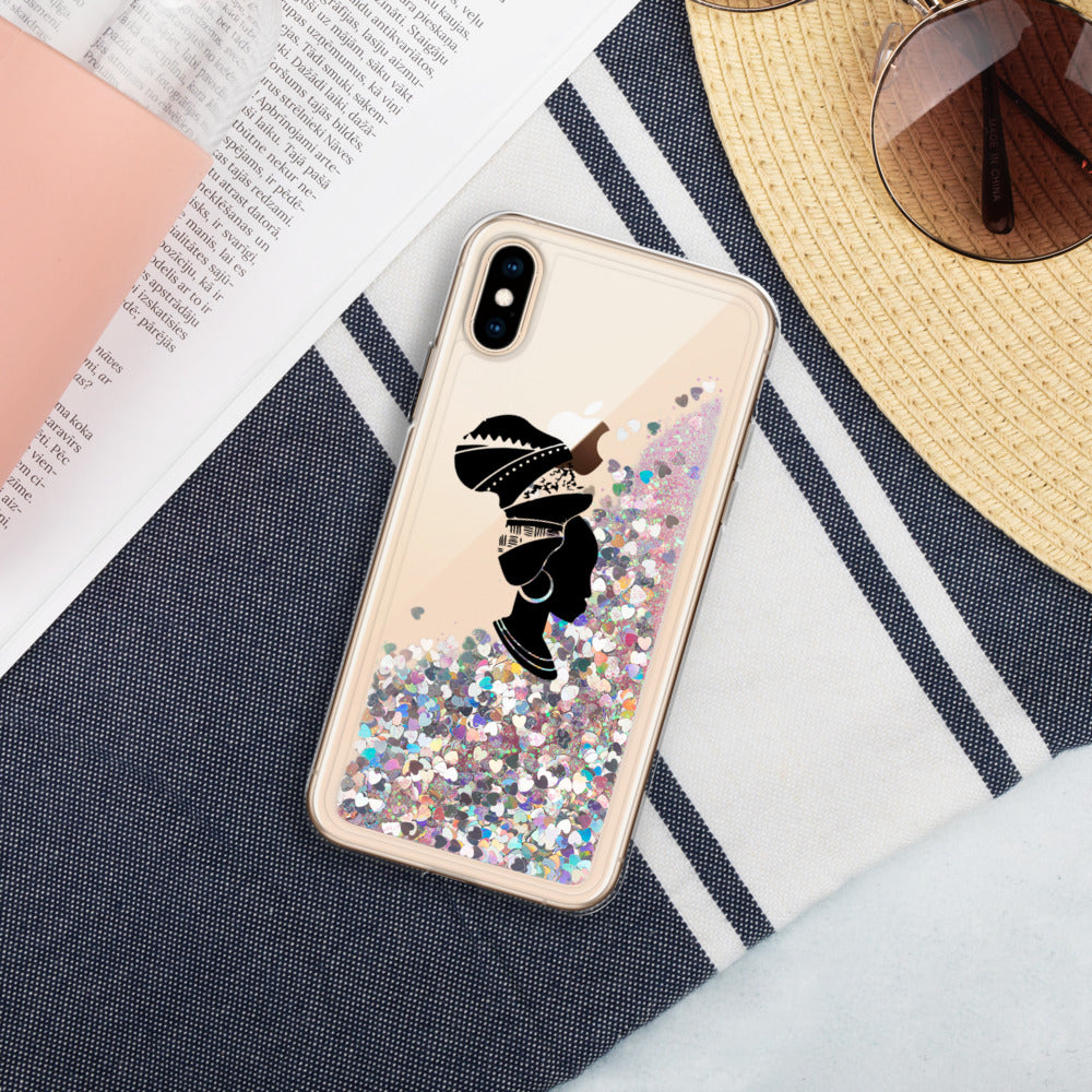 Queen Liquid Glitter Phone Case