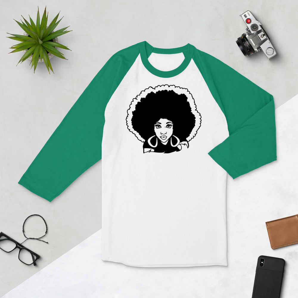 Queen X-Treem 3/4 sleeve raglan shirt