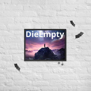 Die Empty Framed poster