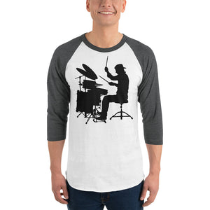 Drum Nerd 3/4 sleeve raglan shirt