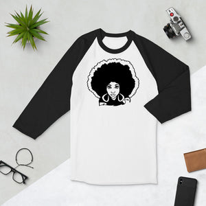 Queen X-Treem 3/4 sleeve raglan shirt