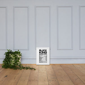 Black King Framed poster