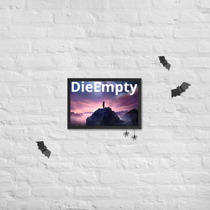 Die Empty Framed poster