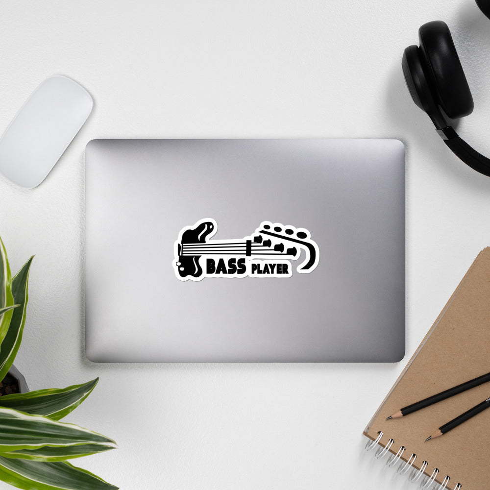 Bass Player Bubble-free stickers