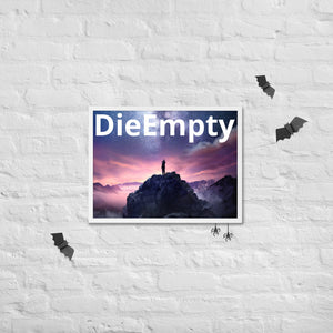 Die Empty Framed poster
