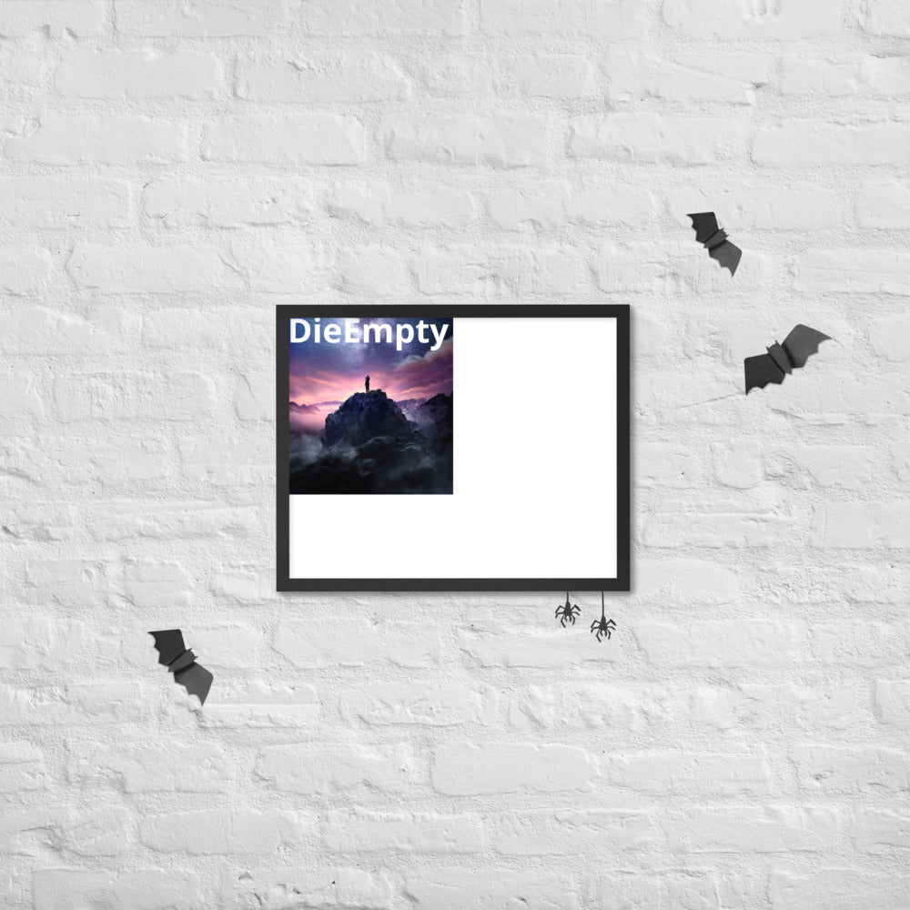 Die Empty Framed poster