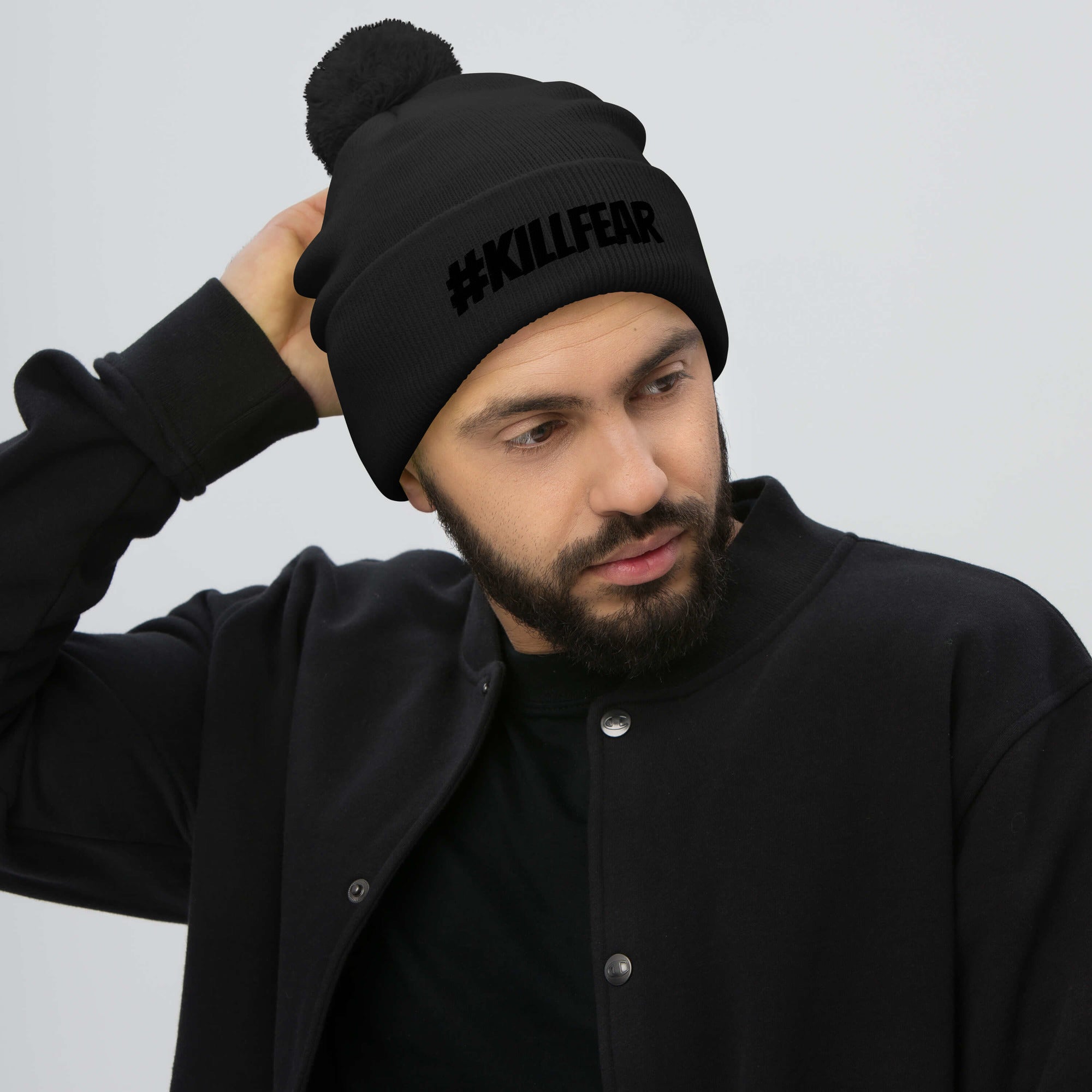 #KillFear Pom-Pom Beanie