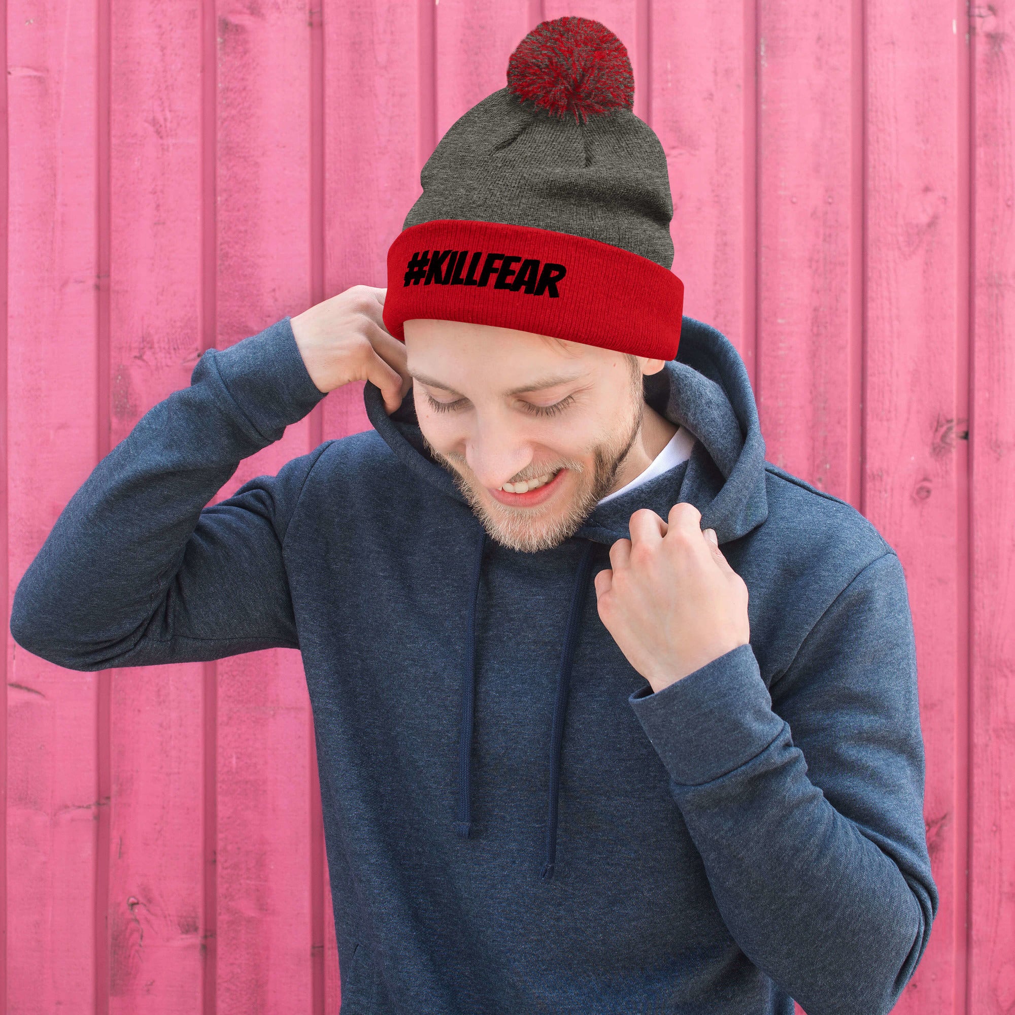 #KillFear Pom-Pom Beanie