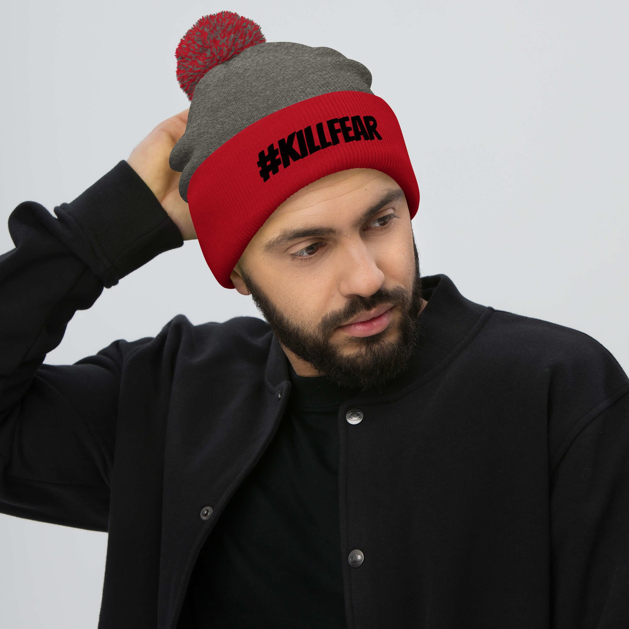 #KillFear Pom-Pom Beanie