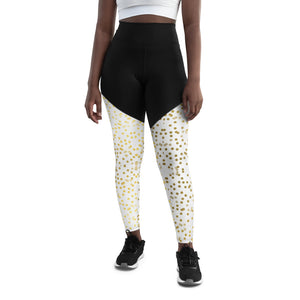 Princess Lauren Zilla Dots Stardust Sports Leggings