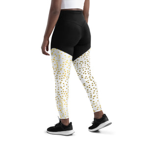 Princess Lauren Zilla Dots Stardust Sports Leggings