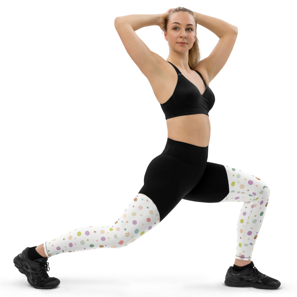Zilla Dots Birthday Cake Sports Leggings