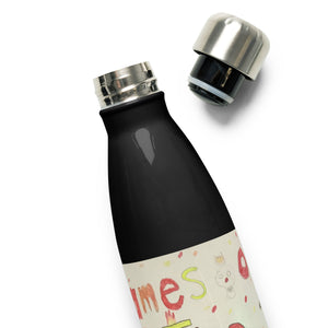 Flames on Fire Stainless Steel Water Bottle
