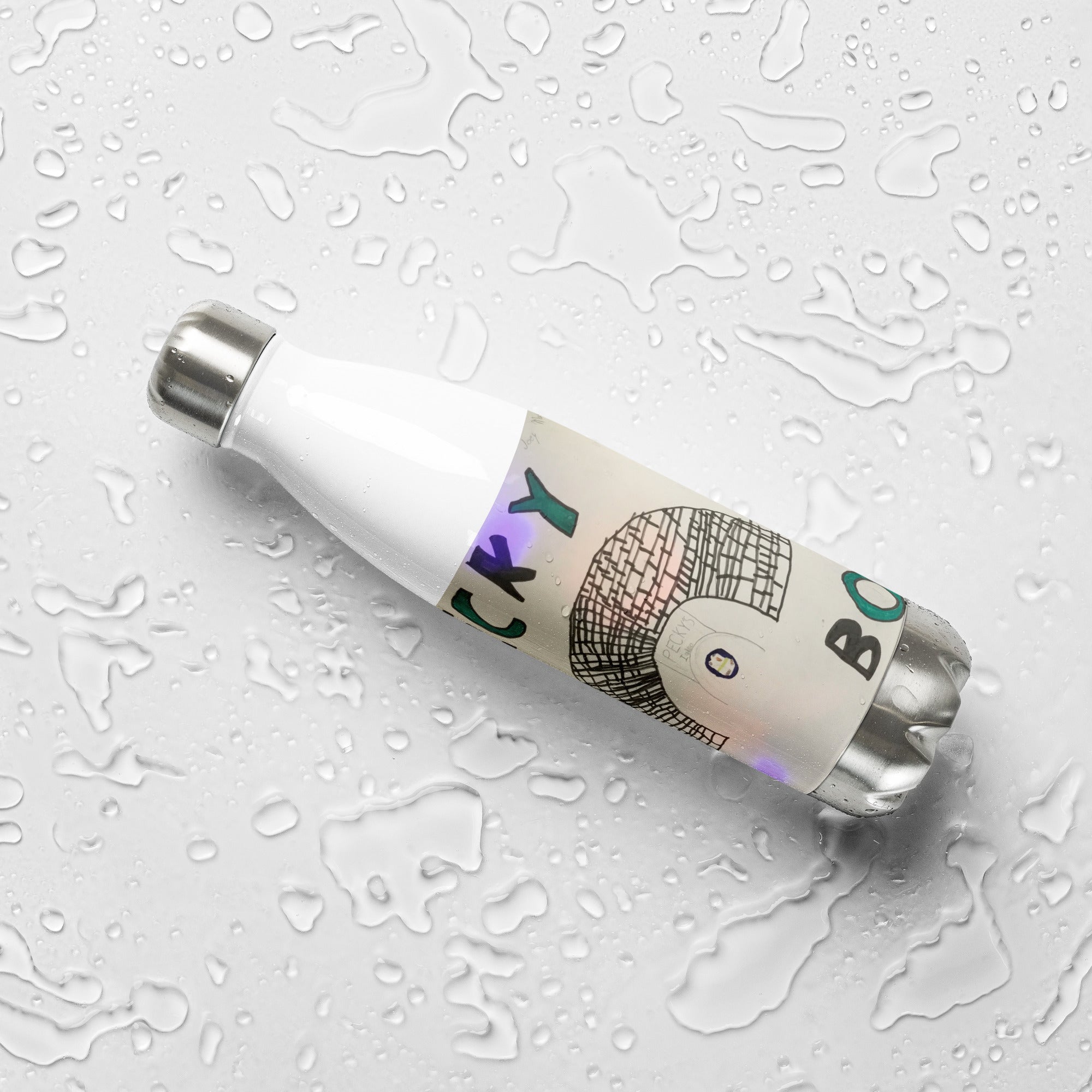 Pecky O Boys Stainless Steel Water Bottle