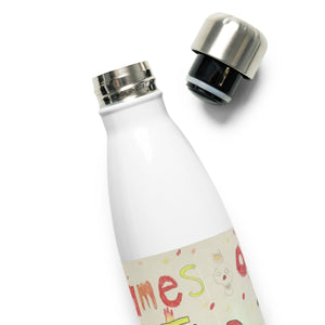Flames on Fire Stainless Steel Water Bottle
