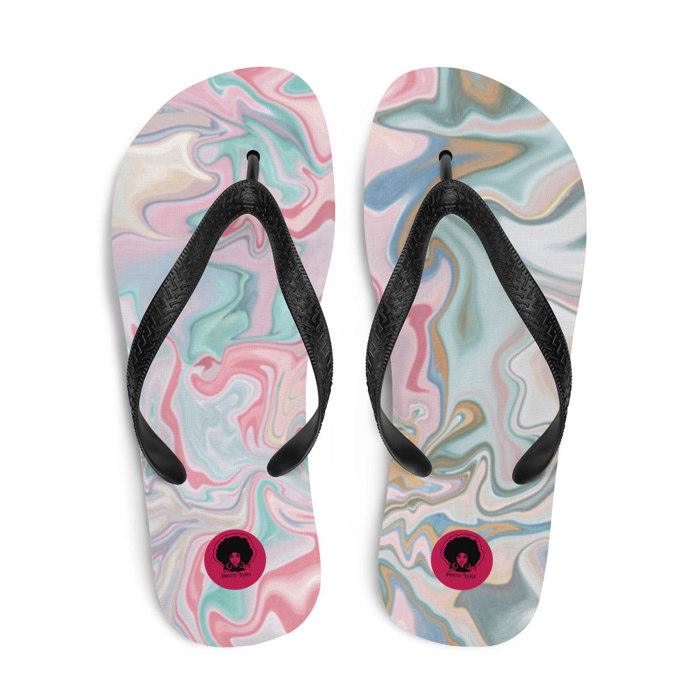 Princess Lauren Marble Flip-Flops