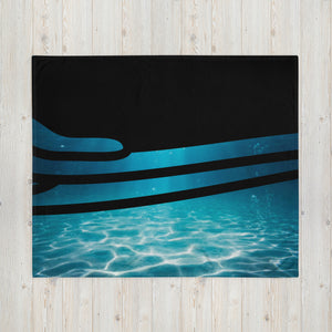 HF Musical Whales Throw Blanket