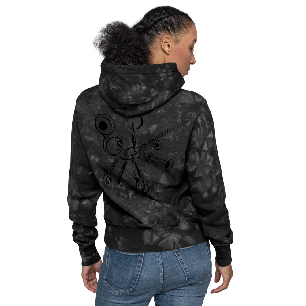 PL Music Galaxy Champion tie-dye hoodie