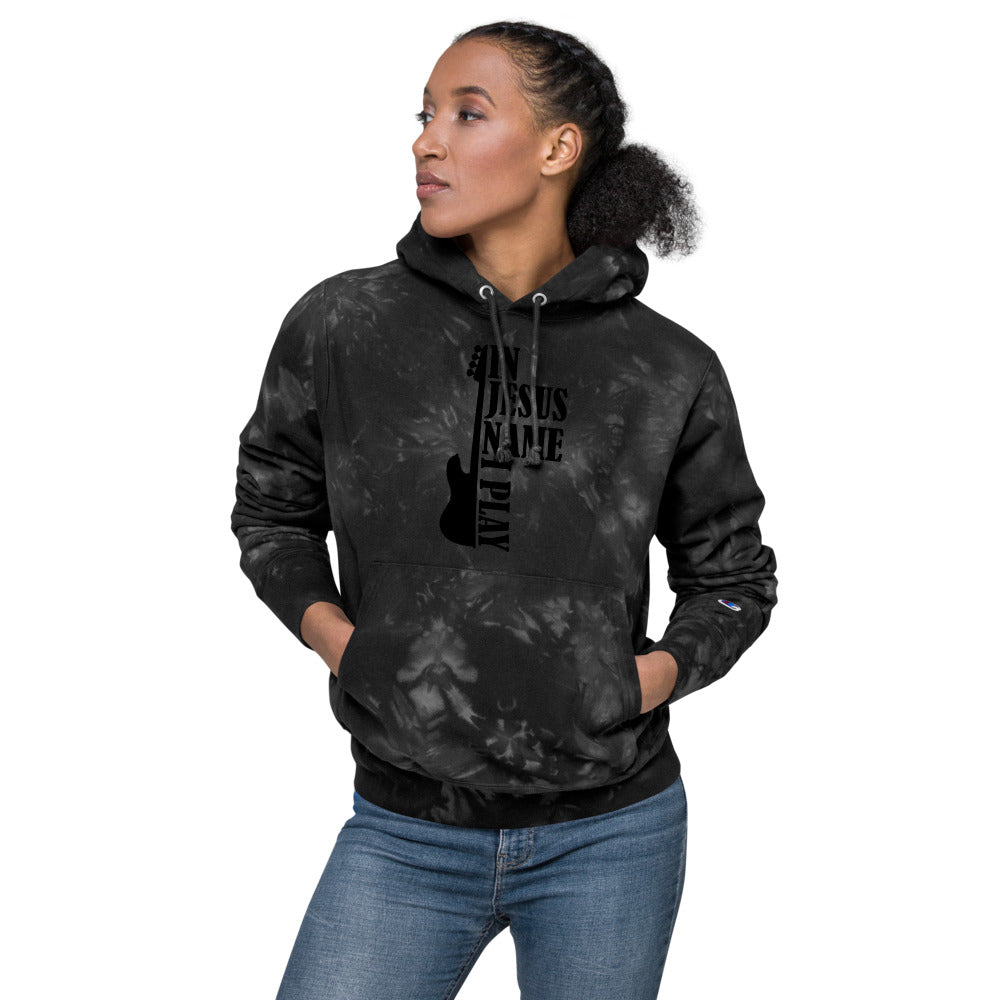 PL Bass Jesus Champion tie-dye hoodie