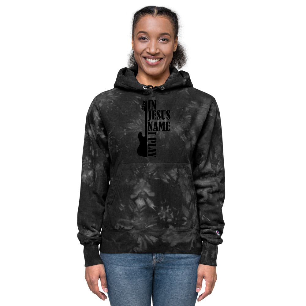 PL Bass Jesus Champion tie-dye hoodie