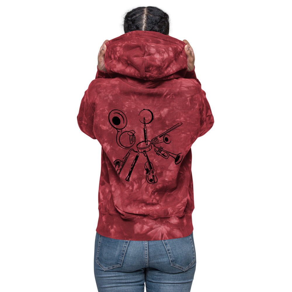 PL Music Galaxy Champion tie-dye hoodie