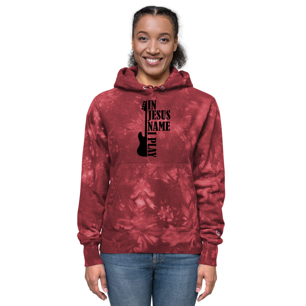 PL Bass Jesus Champion tie-dye hoodie