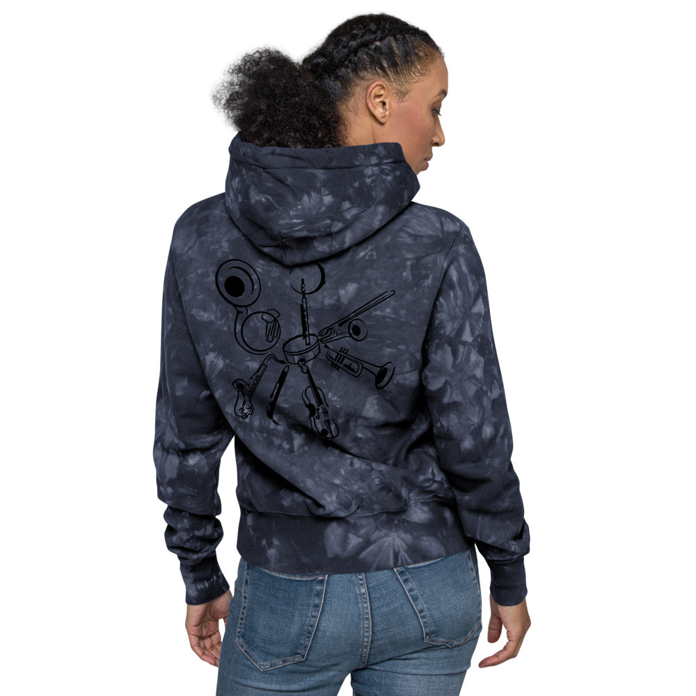 PL Music Galaxy Champion tie-dye hoodie