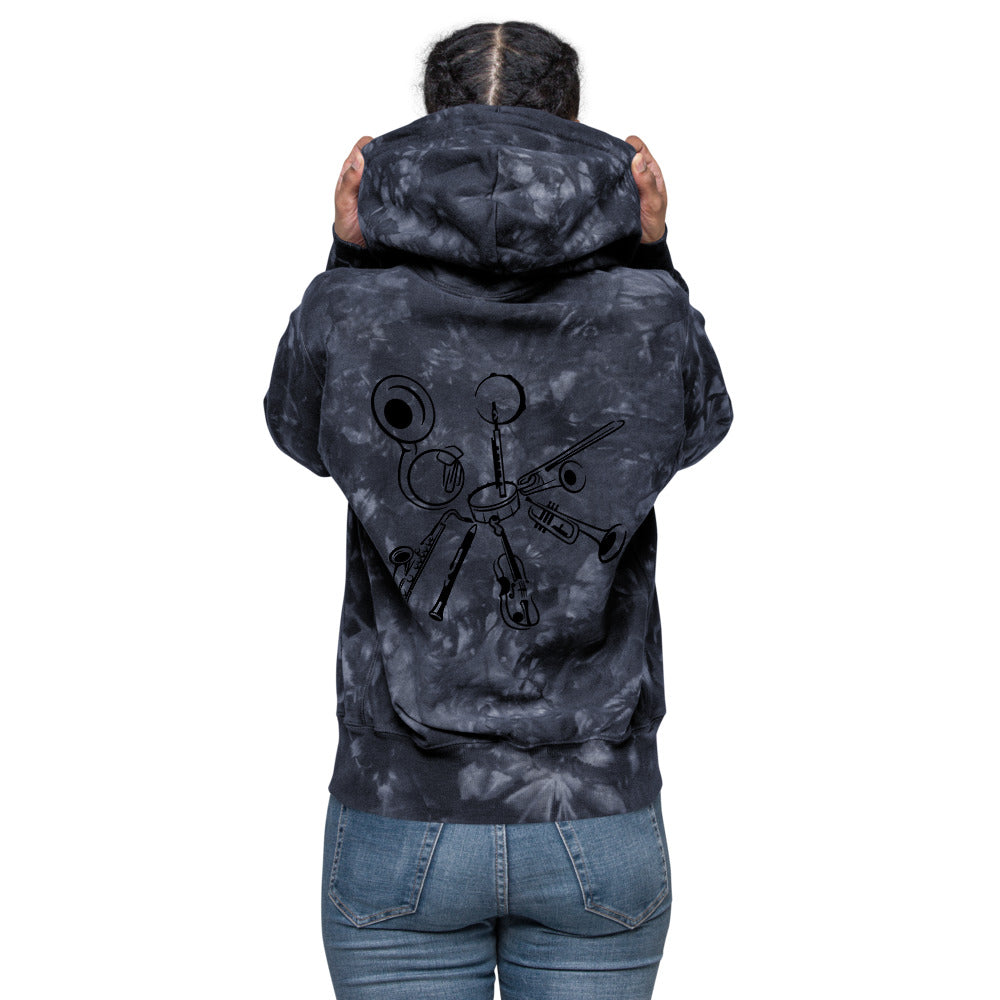 PL Music Galaxy Champion tie-dye hoodie