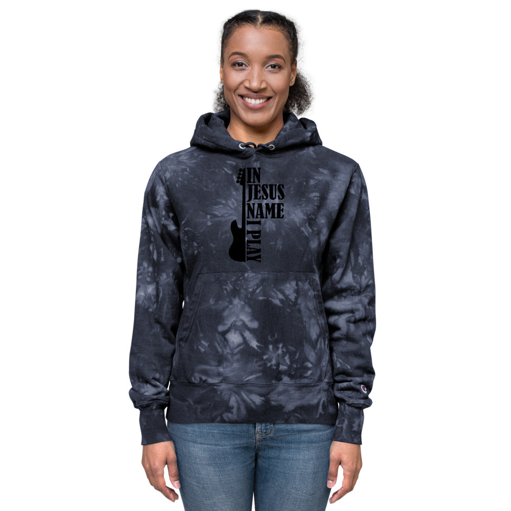 PL Bass Jesus Champion tie-dye hoodie