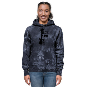 PL Bass Jesus Champion tie-dye hoodie