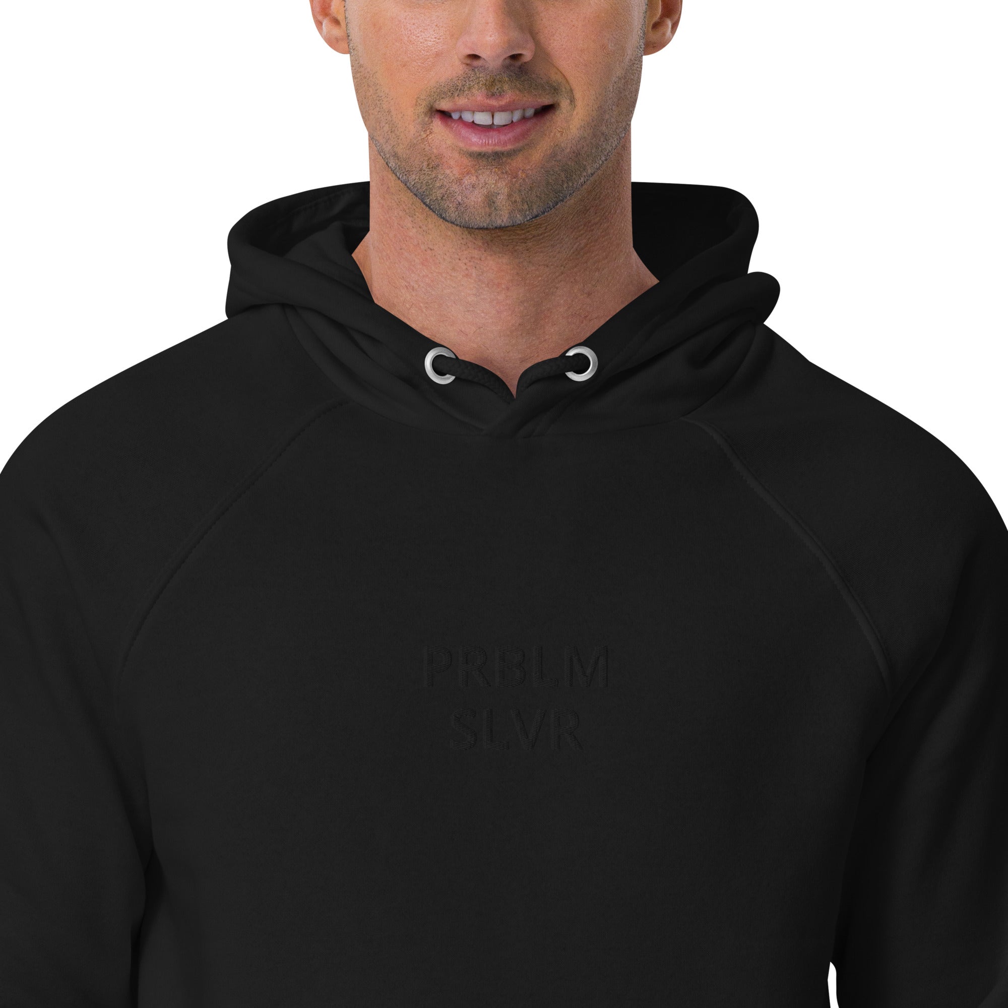 PRBLM SLVR Unisex eco raglan hoodie