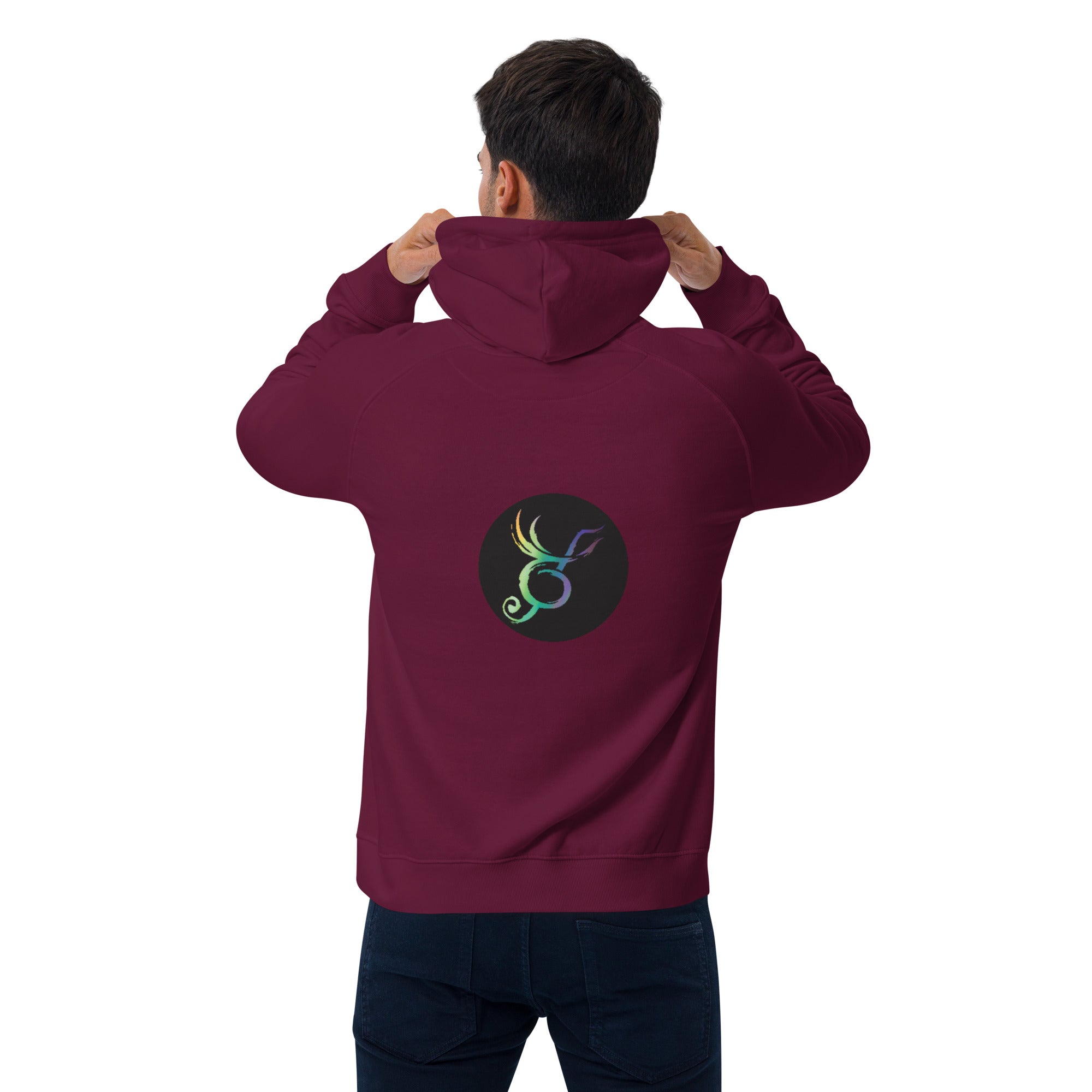 PRBLM SLVR Unisex eco raglan hoodie