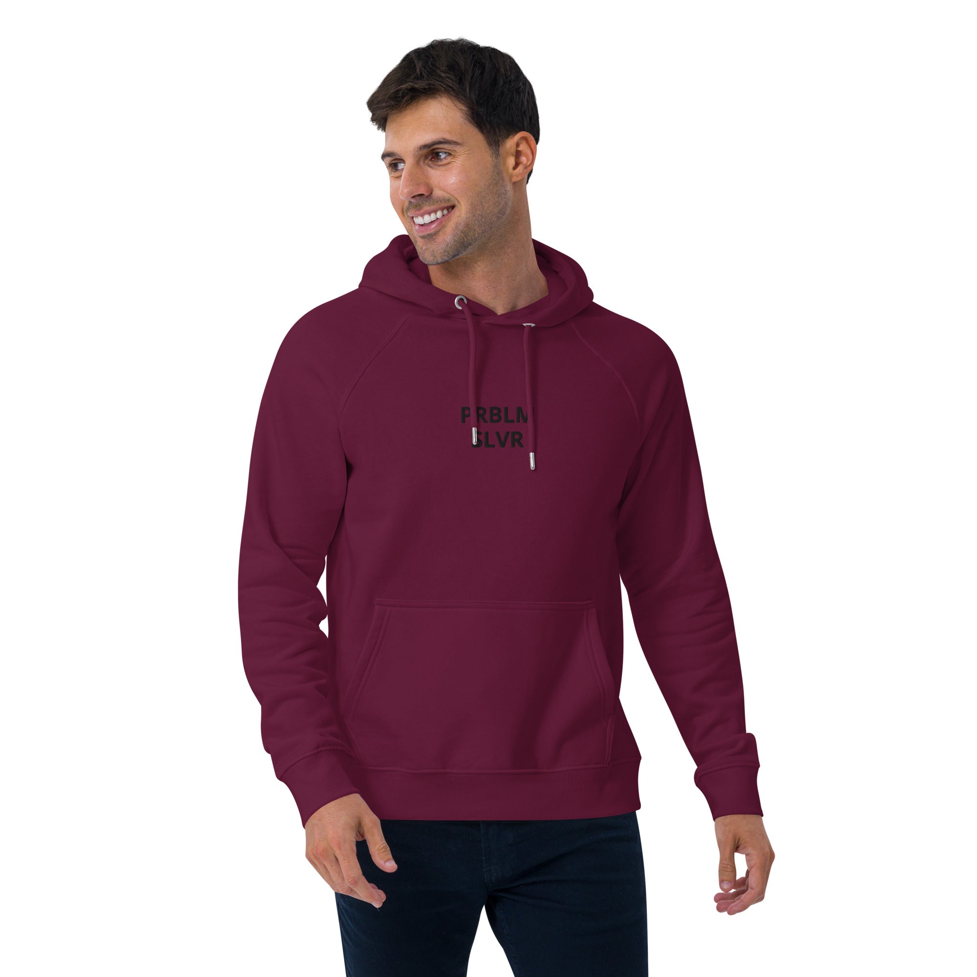 PRBLM SLVR Unisex eco raglan hoodie
