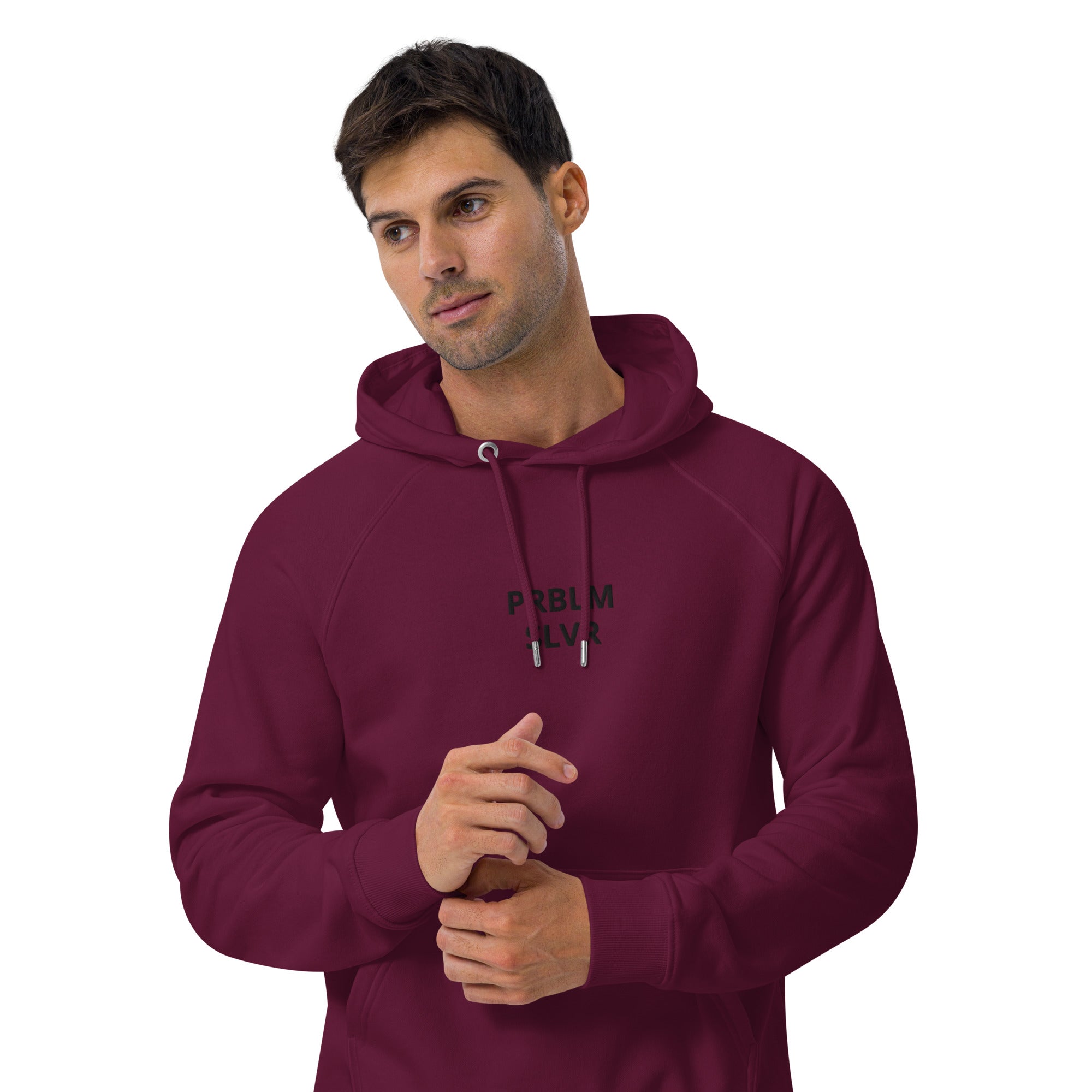 PRBLM SLVR Unisex eco raglan hoodie