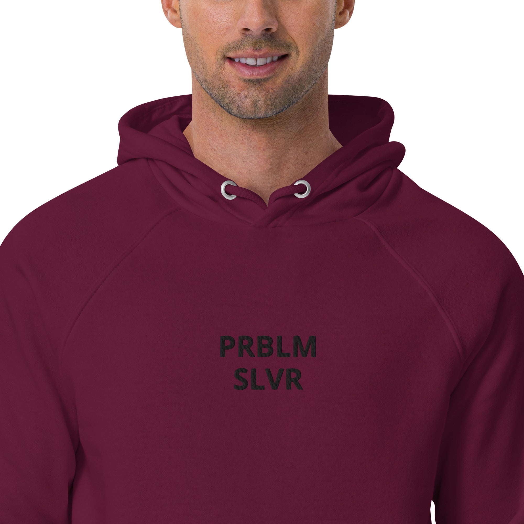 PRBLM SLVR Unisex eco raglan hoodie
