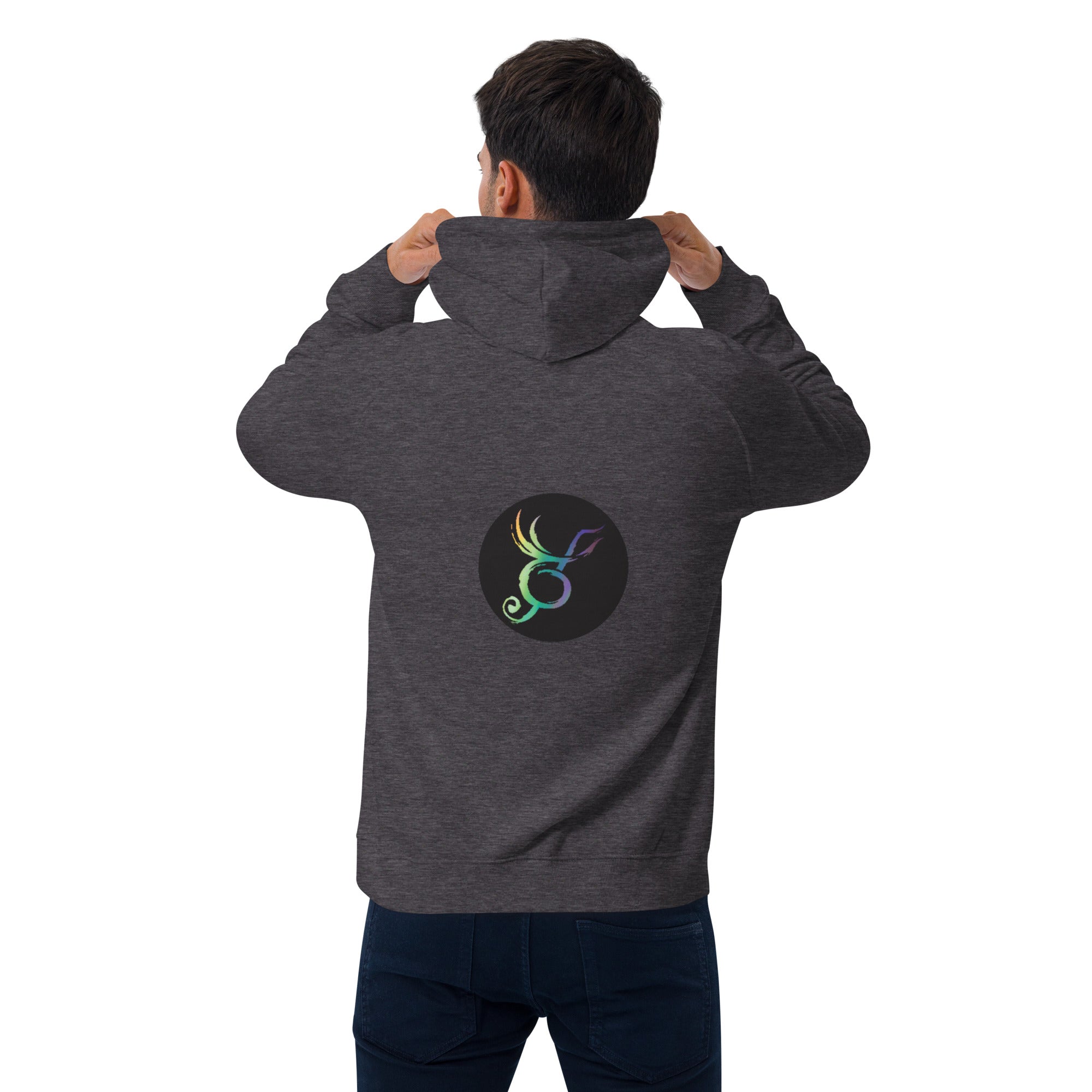 PRBLM SLVR Unisex eco raglan hoodie