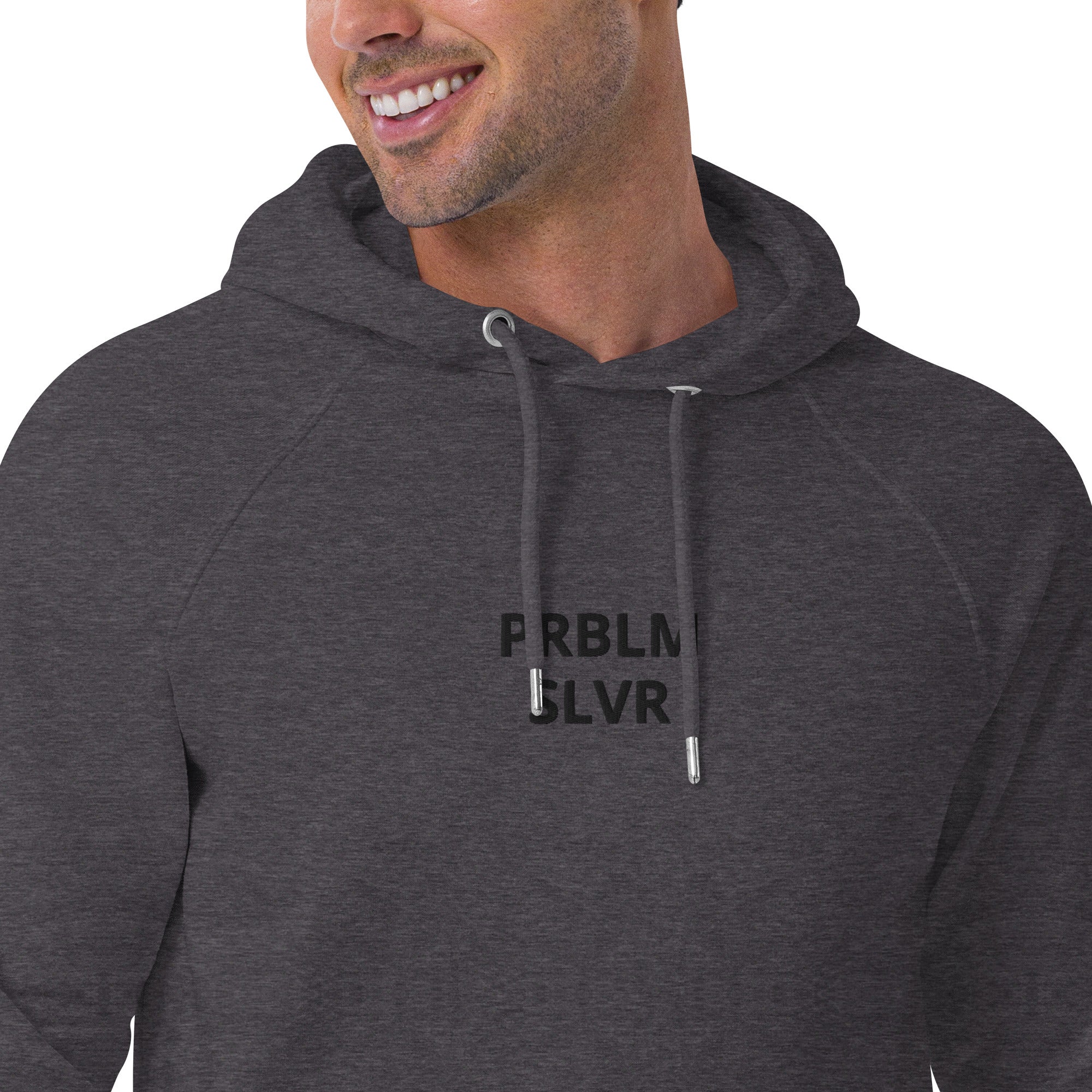 PRBLM SLVR Unisex eco raglan hoodie