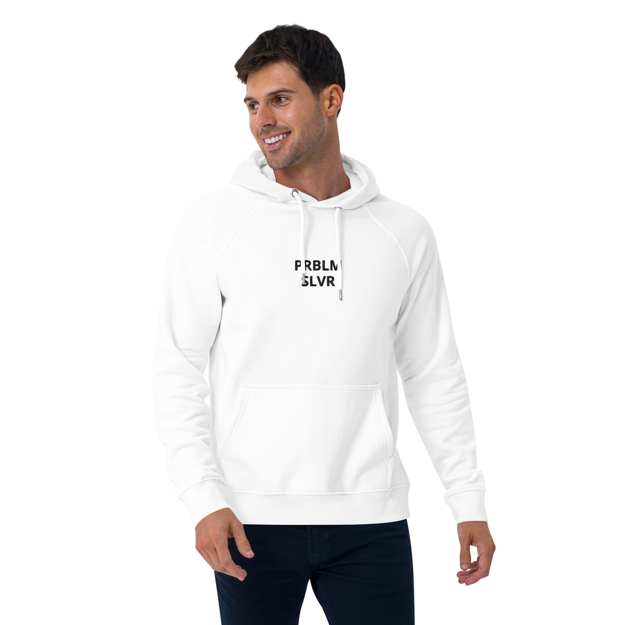 PRBLM SLVR Unisex eco raglan hoodie