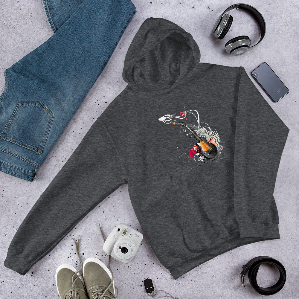 Barb Guitar Unisex Hoodie